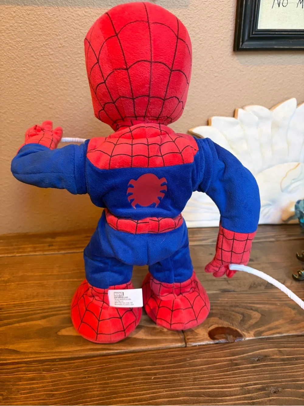 Just Play Marvel Swing and Sling Spider-Man 14 inches tall!